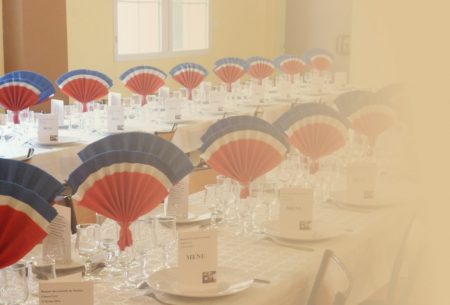 table de banquet de conscrits